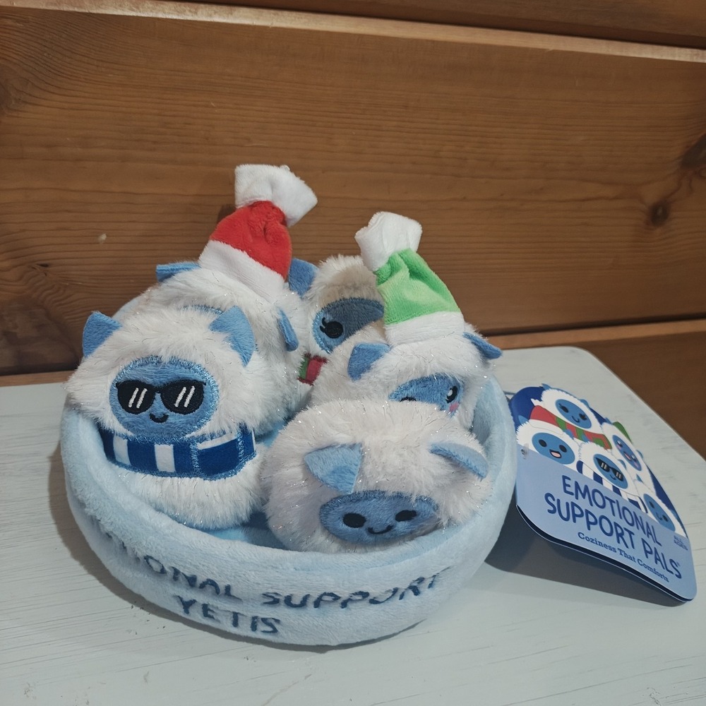Emotional Support Pals Mini Yeti Plush Relatable 4" Tik Tok What Do You Meme E22